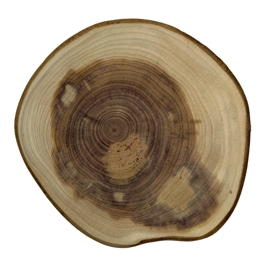 Personalized engraved cedar wood coaster set with custom laser engraving, handcrafted to protect surfaces while adding a rustic natural touch.