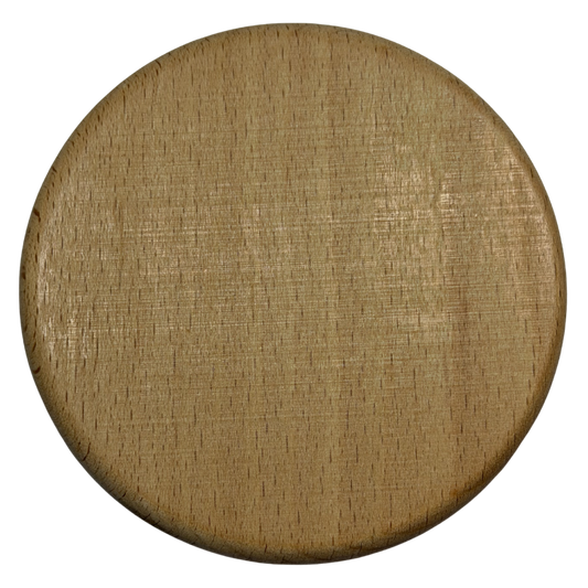 Personalized round wood coaster set with custom laser engraving, ideal for home décor, gifts, and protecting tables from hot and cold drinks.
