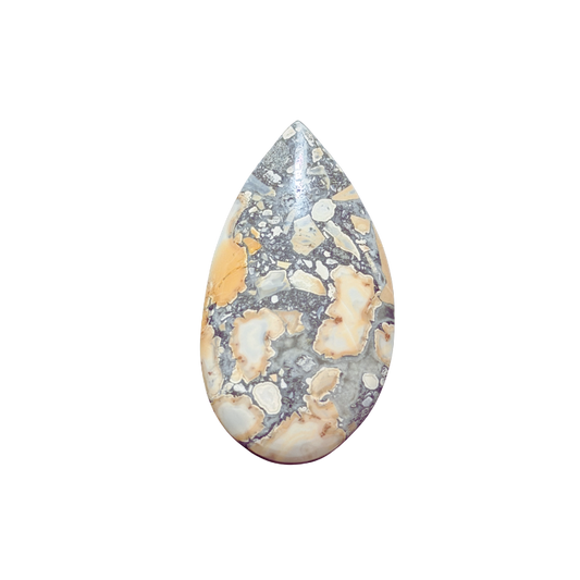 Maligano Jasper cabochon number 2 with unique landscape jasper pattern