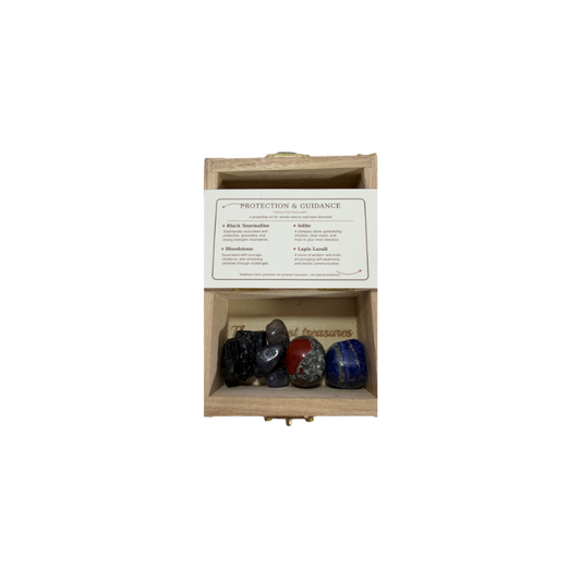 Earth’s Treasures – Engraved Stone Intention Chest