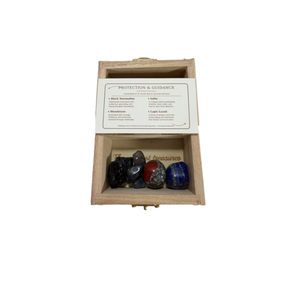 Earth’s Treasures – Engraved Stone Intention Chest