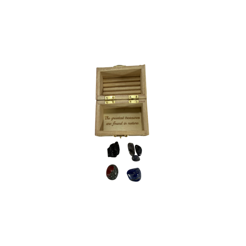 Earth’s Treasures – Engraved Stone Intention Chest