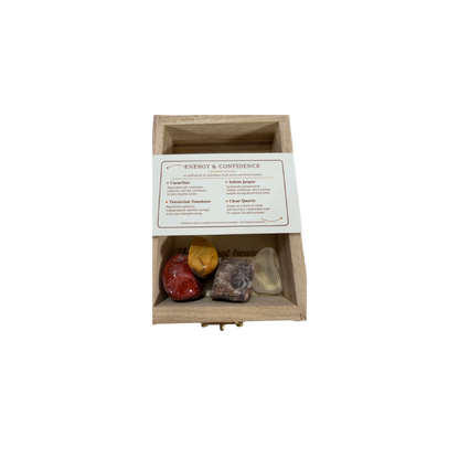 Earth’s Treasures – Engraved Stone Intention Chest