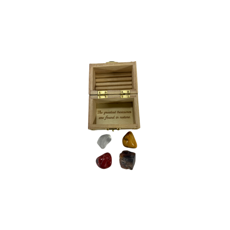 Earth’s Treasures – Engraved Stone Intention Chest