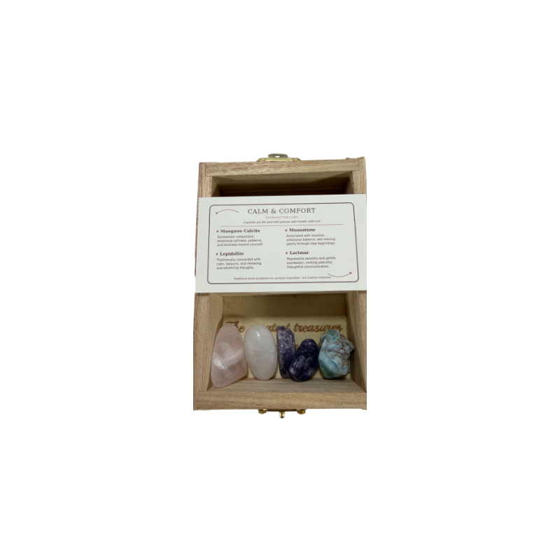 Earth’s Treasures – Engraved Stone Intention Chest