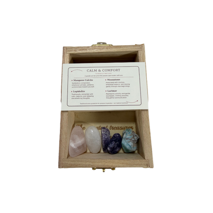 Earth’s Treasures – Engraved Stone Intention Chest