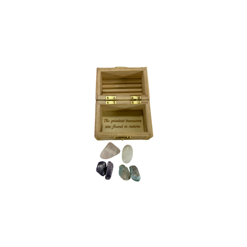Earth’s Treasures – Engraved Stone Intention Chest
