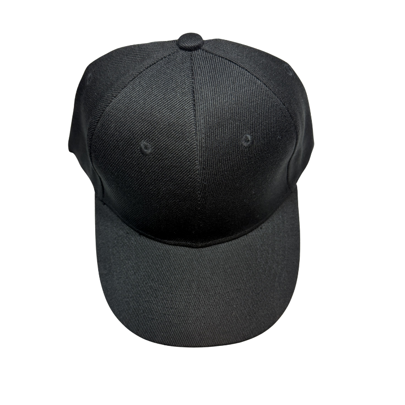 Black engraved cap