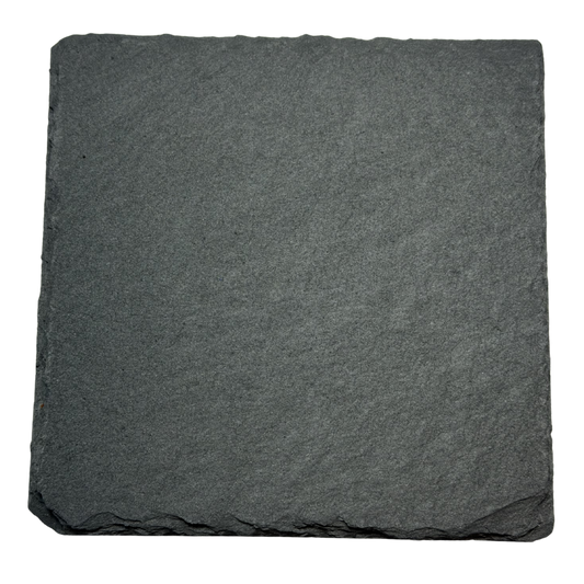 Personalized engraved slate coaster set featuring custom laser engraving, perfect for home décor, entertaining, and unique personalized gifts.