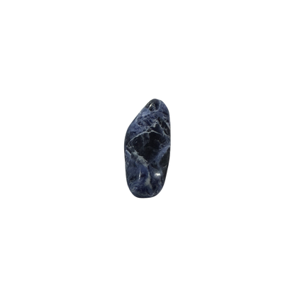 Hand-selected natural Sodalite cabochon with a smooth polished finish and striking blue coloration.