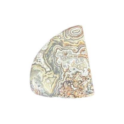 Crazy Lace Agate cabochon number 5 with colorful lace-like stone pattern
