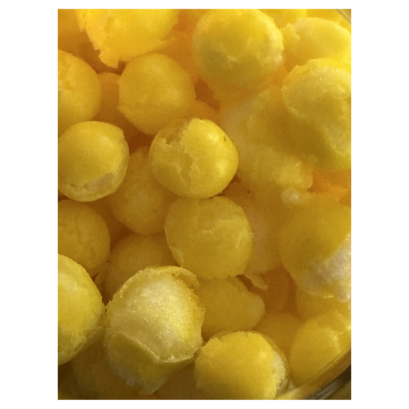 Solar Lemon Crunch freeze-dried lemon candy featuring a light, crispy texture and bold citrus flavor.