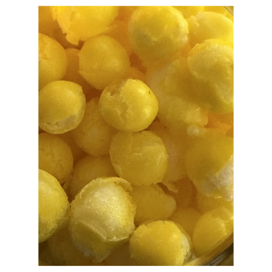 Solar Lemon Crunch freeze-dried lemon candy featuring a light, crispy texture and bold citrus flavor.