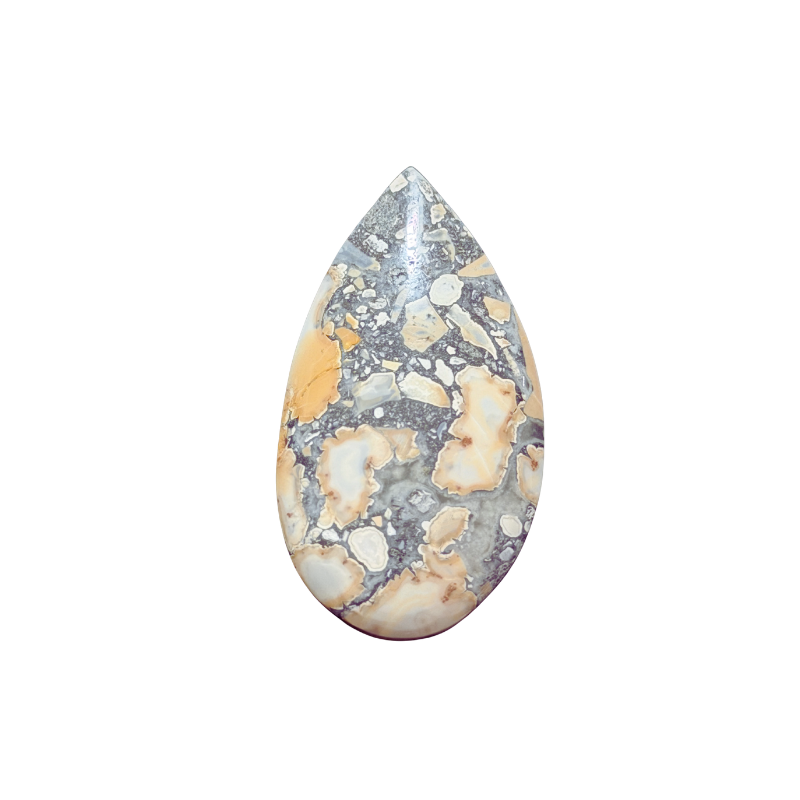 Maligano Jasper cabochon number 2 with unique landscape jasper pattern