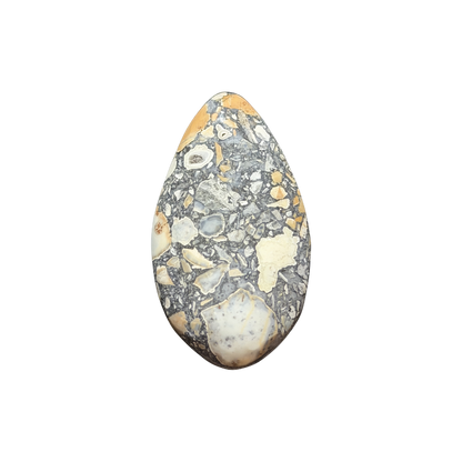 Maligano Jasper cabochon number 3 with natural earthy scenic markings