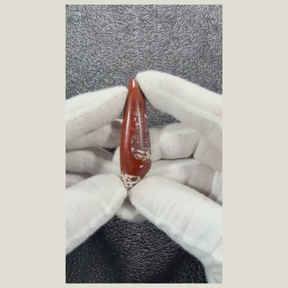 Product video featuring a genuine Brecciated Jasper cabochon with beautiful earthy tones and a smooth polished surface.